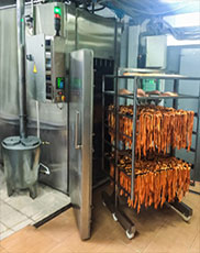 cold smoking chamber